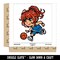 Water Bottle Sticker Set Cute Basketball Girl Chibi Sports Cute Waterproof Vinyl Stickers Pack Decal, Skateboard, Laptop, Car, Window, Bumper - 5 Pack